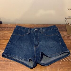 wild fable Dark Blue Denim Cutoff Shorts